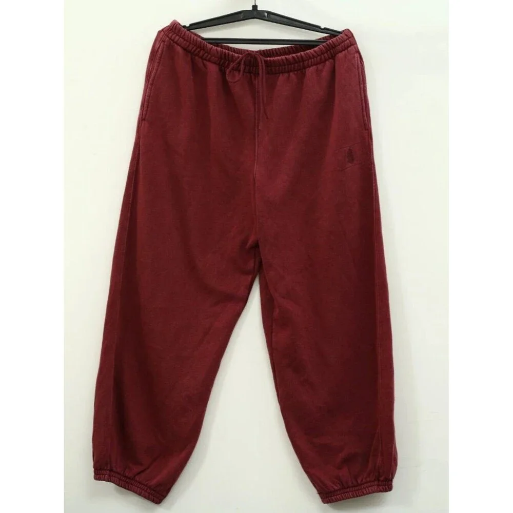 Free People FP Movement All Star Sweatpants Smocked Mid Rise Pull-on L 290240